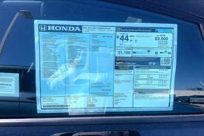 2026 Honda Accord Hybrid Sport InStock