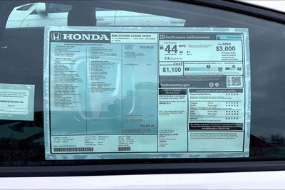 2026 Honda Accord Hybrid Sport