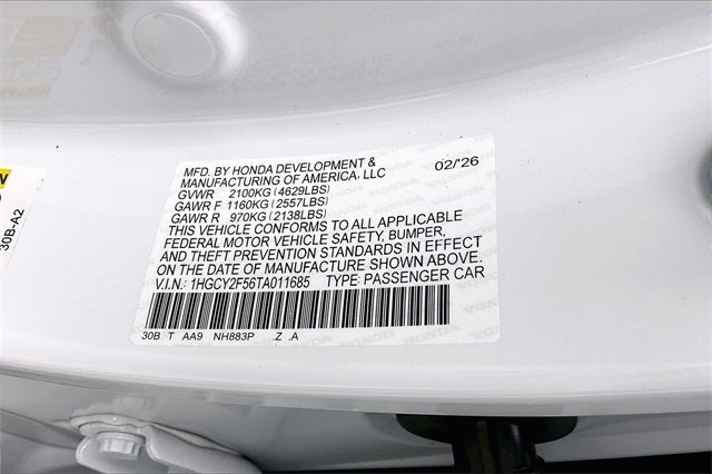 2026 Honda Accord Hybrid Sport