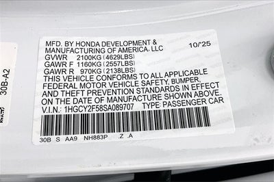 2025 Honda Accord Hybrid Sport