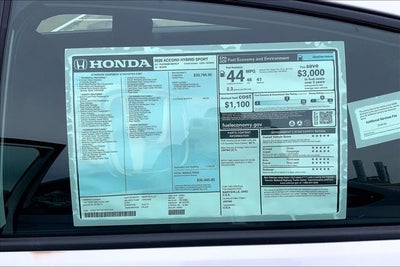2026 Honda Accord Hybrid Sport