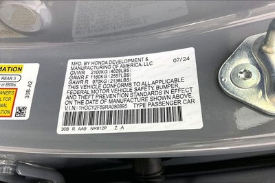 2024 Honda Accord Hybrid Sport