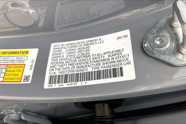 2026 Honda Accord Hybrid Sport
