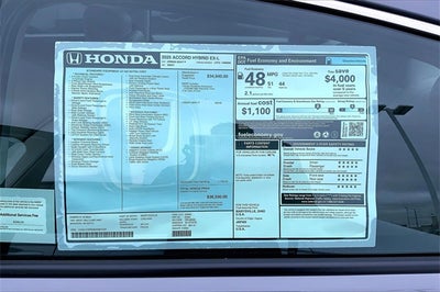 2025 Honda Accord Hybrid EX-L