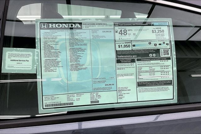 2026 Honda Accord Hybrid EX-L