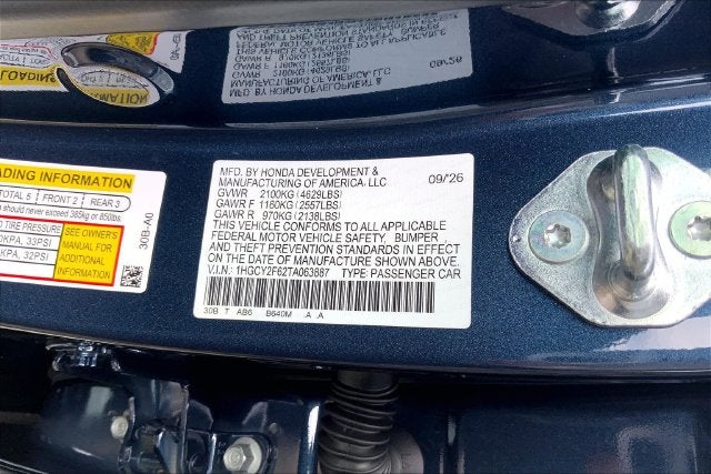 2026 Honda Accord Hybrid EX-L InStock