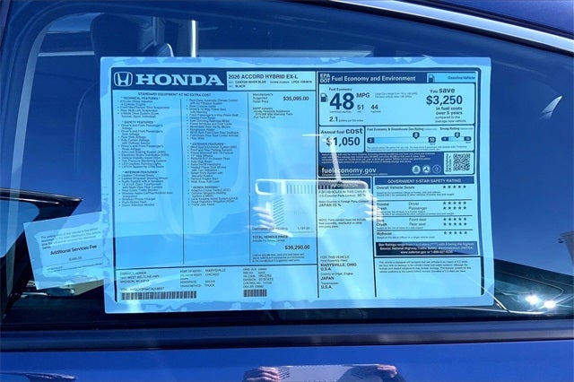 2026 Honda Accord Hybrid EX-L