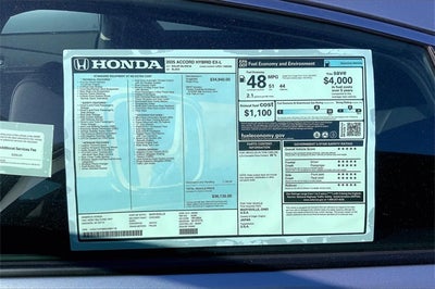 2025 Honda Accord Hybrid EX-L