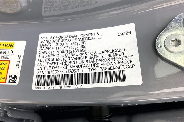 2026 Honda Accord Hybrid EX-L InStock