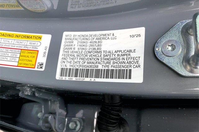 2025 Honda Accord Hybrid EX-L