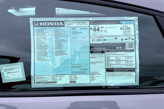 2025 Honda Accord Hybrid Sport-L