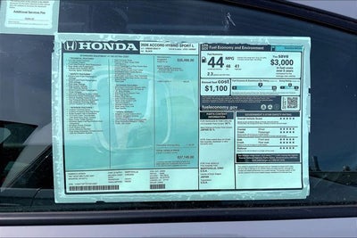 2026 Honda Accord Hybrid Sport-L