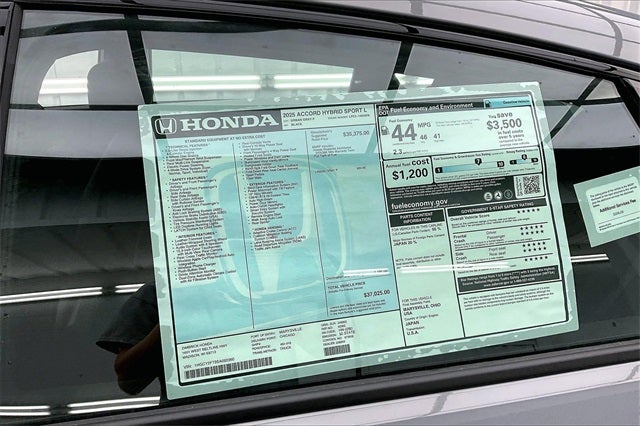 2025 Honda Accord Hybrid Sport-L