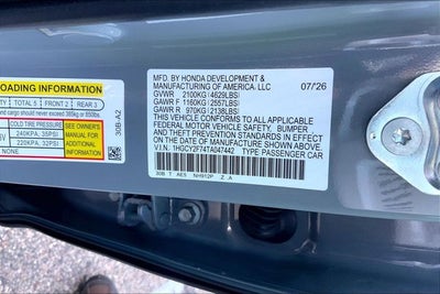 2026 Honda Accord Hybrid Sport-L