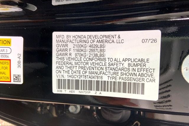 2026 Honda Accord Hybrid Sport-L