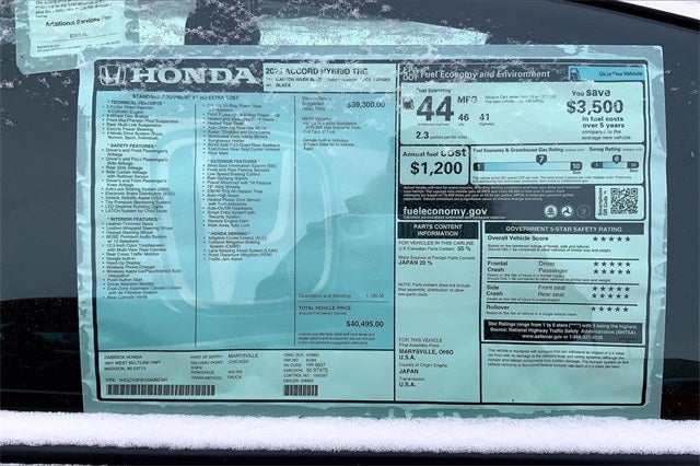 2025 Honda Accord Hybrid Touring