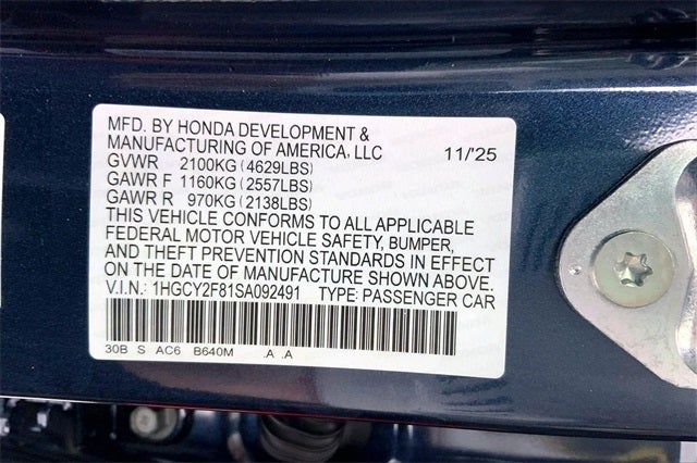 2025 Honda Accord Hybrid Touring