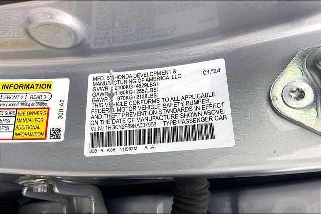 2024 Honda Accord Hybrid Touring