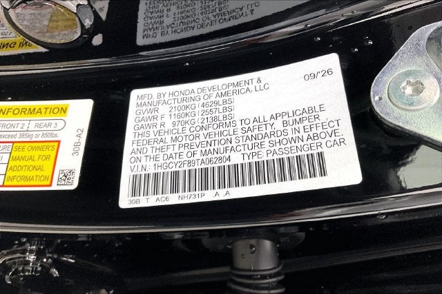 2026 Honda Accord Hybrid Touring InStock