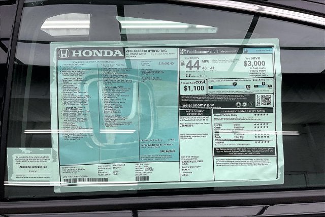 2026 Honda Accord Hybrid Touring InStock