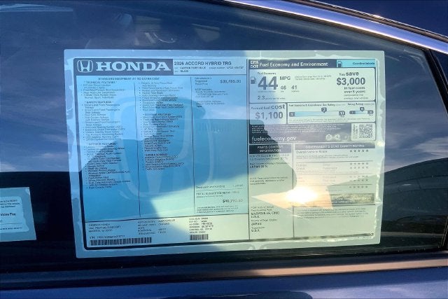 2026 Honda Accord Hybrid Touring InStock