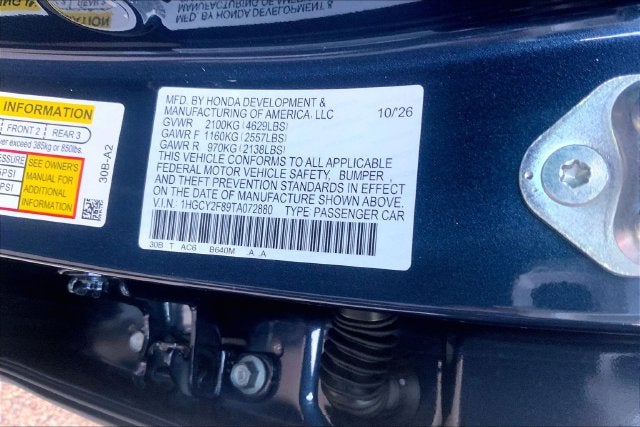 2026 Honda Accord Hybrid Touring InStock