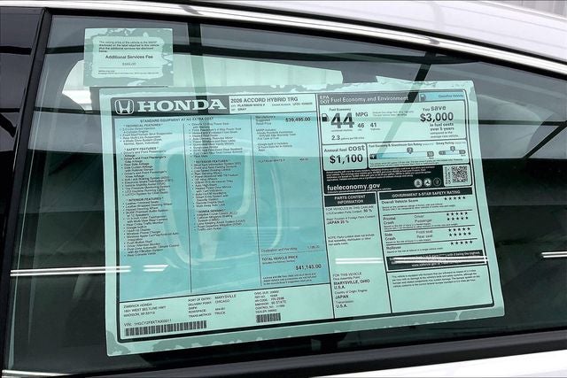 2026 Honda Accord Hybrid Touring