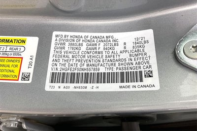 2022 Honda Civic Sport