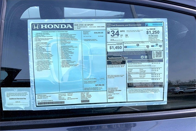 2026 Honda Civic Sport