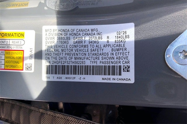 2026 Honda Civic Sport