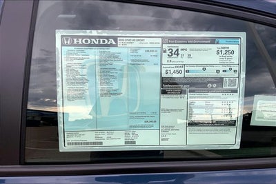 2026 Honda Civic Sport InStock