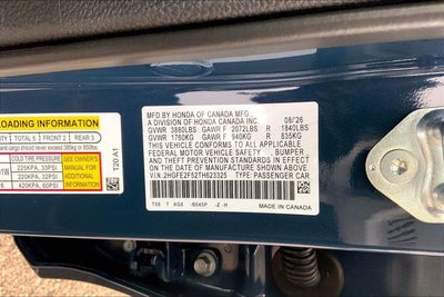 2026 Honda Civic Sport InStock
