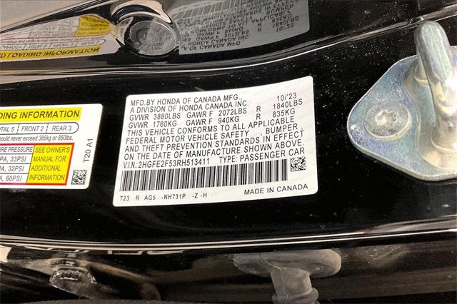 2024 Honda Civic Sport