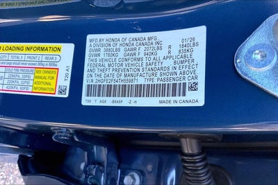 2026 Honda Civic Sport