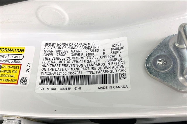 2024 Honda Civic Sport