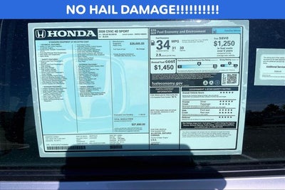 2026 Honda Civic Sport