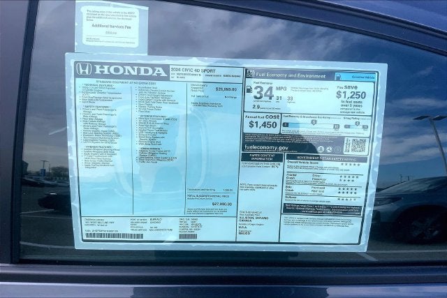2026 Honda Civic Sport InStock