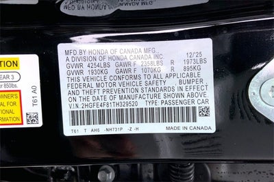 2026 Honda Civic Hybrid Sport