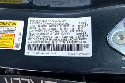 2026 Honda Civic Hybrid Sport Touring