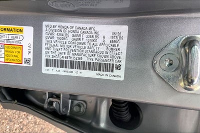 2026 Honda Civic Hybrid Sport Touring
