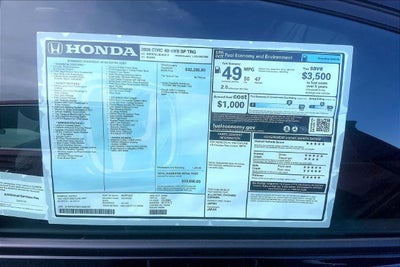 2026 Honda Civic Hybrid Sport Touring InStock