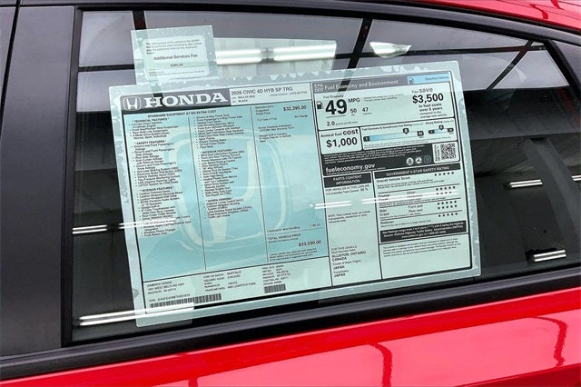 2026 Honda Civic Hybrid Sport Touring