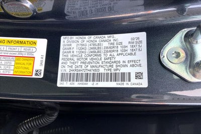 2026 Honda CR-V EX-L