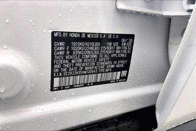 2027 Honda HR-V LX InStock
