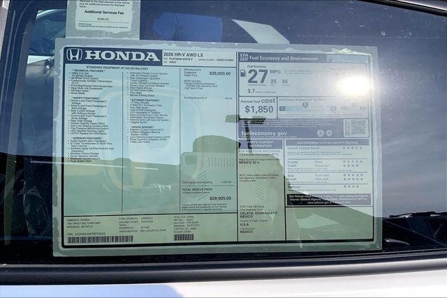 2026 Honda HR-V LX