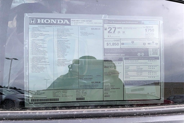 2026 Honda HR-V Sport