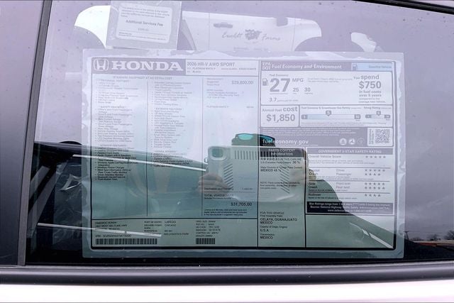 2026 Honda HR-V Sport