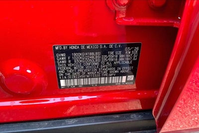 2026 Honda HR-V Sport