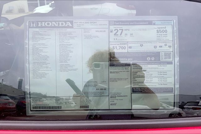 2027 Honda HR-V Sport InStock