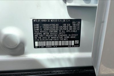 2027 Honda HR-V EX-L